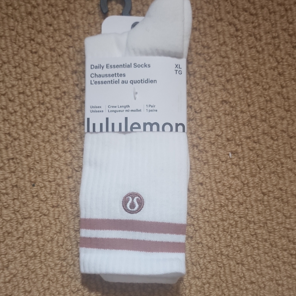 Lululemon Daily Essential Socks XL unisex